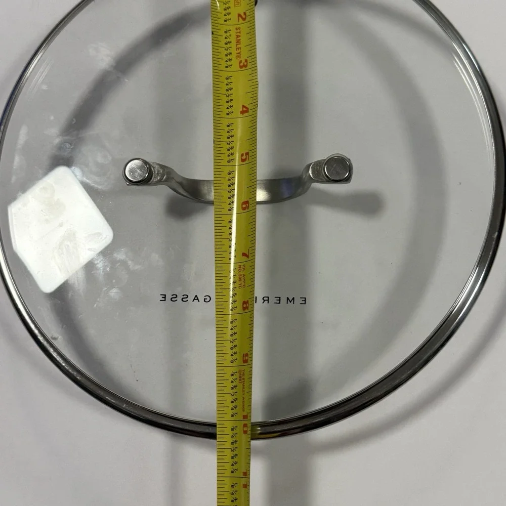 Emeril Lagasse 10.5 Inch Tempered Glass Replacement Lid Stainless Steel Handle